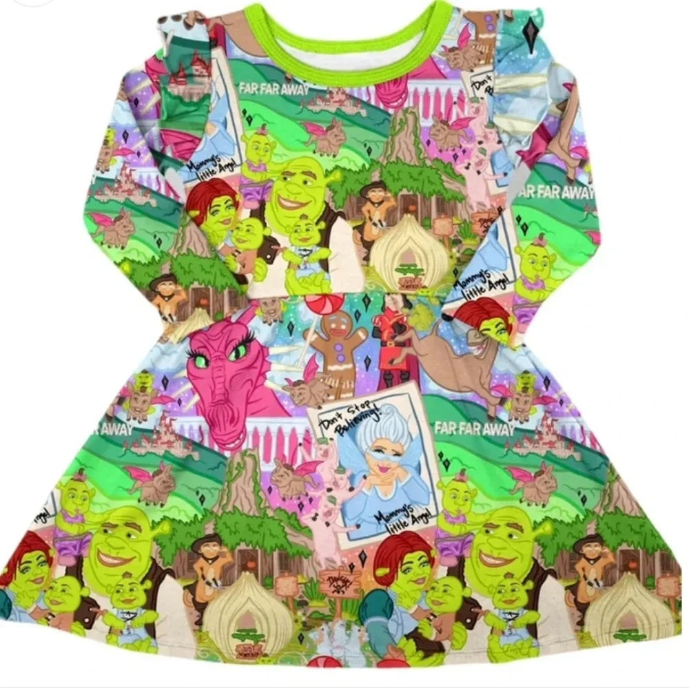 Shriek bamboo twirl dress